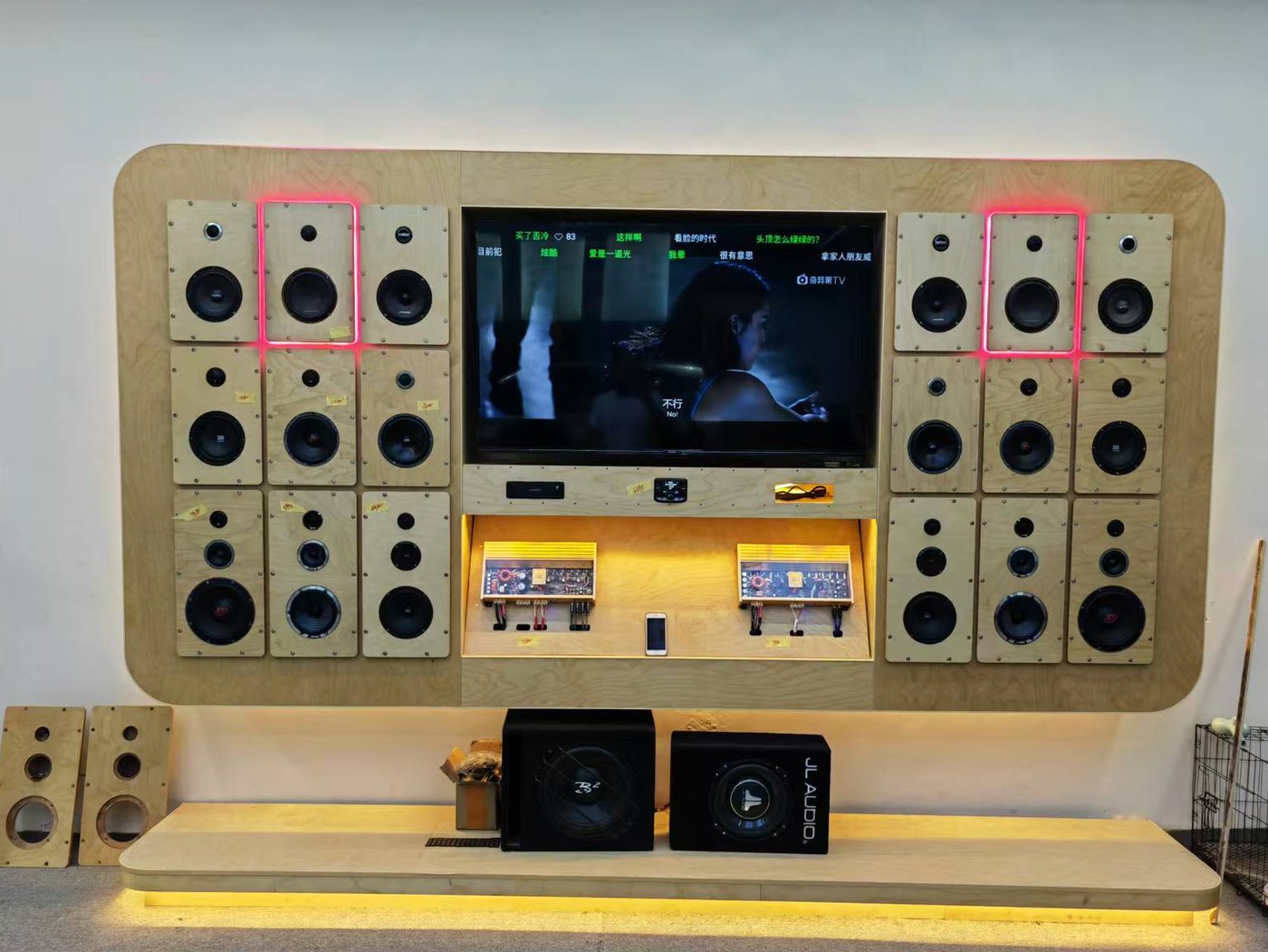 DSP调音、功放或产品实拍